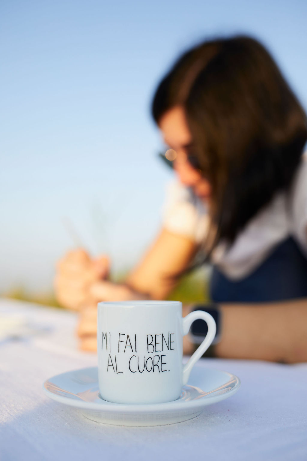 Una tazza artigianale